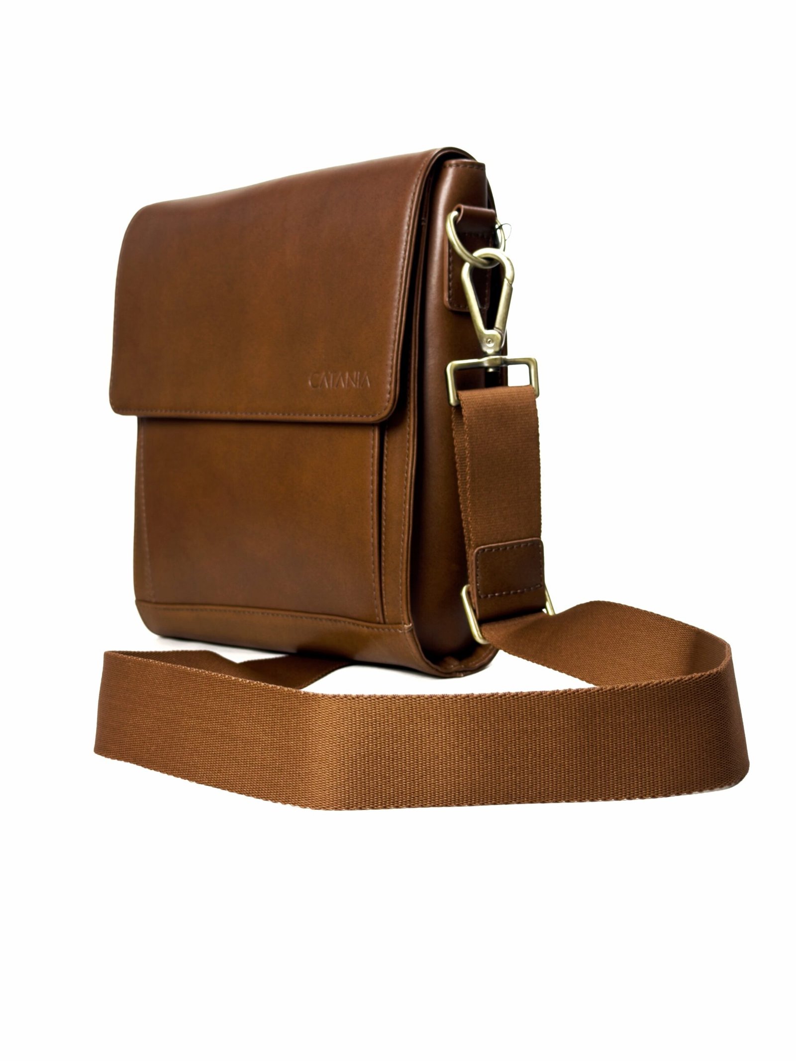 Premium Leather Crossbody & Messenger Bag (Retro Tan)