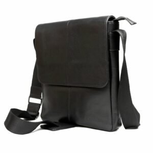 Premium Leather Crossbody & Messenger Bag (Black, Brown & Tan)