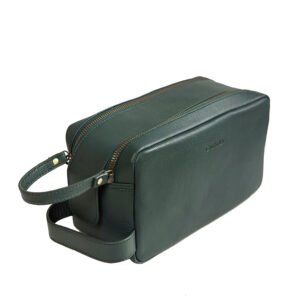 Premium Leather Toiletry Bag – Spacious Travel Organizer with Smart Compartments